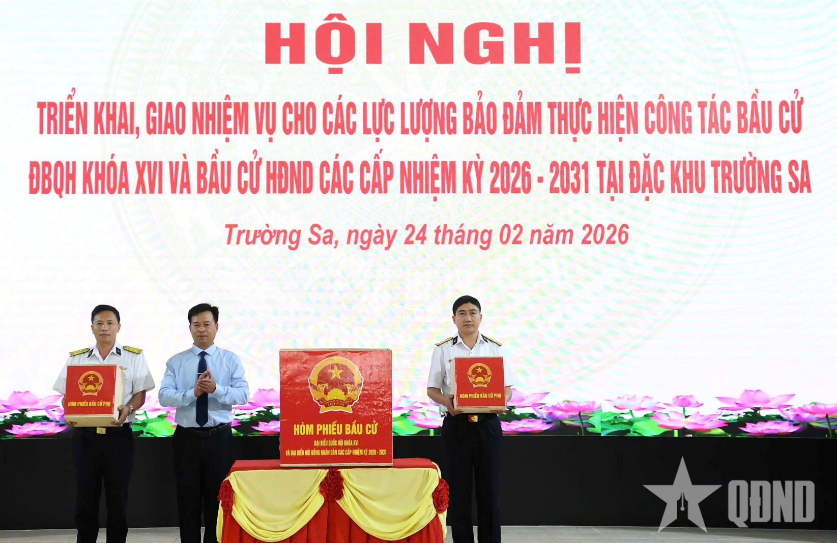 Đặc khu Trường Sa sẵn sàng cho công tác bầu cử sớm

